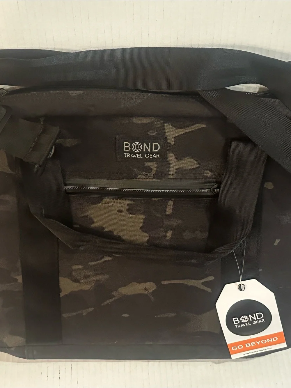 BOND Travel Gear Attache 13 Briefcase/EDC Bag in the MultiCam Black color patter